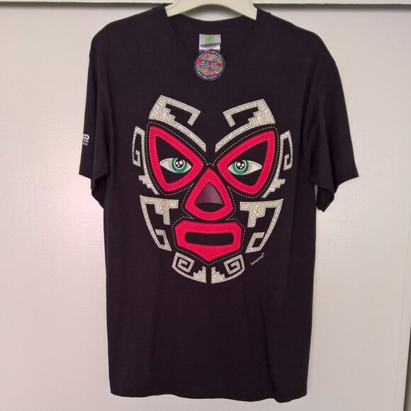 Karani Art Other - Karani Art Xoximilco Mexican Floating Fiesta Wrestling Mask T-Shirt Size Large L
